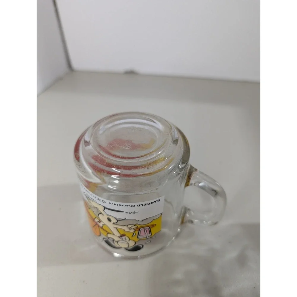 Vintage 1978 McDonalds Garfield Glass Mug Its Not a Pretty Life Jim Davis Cat